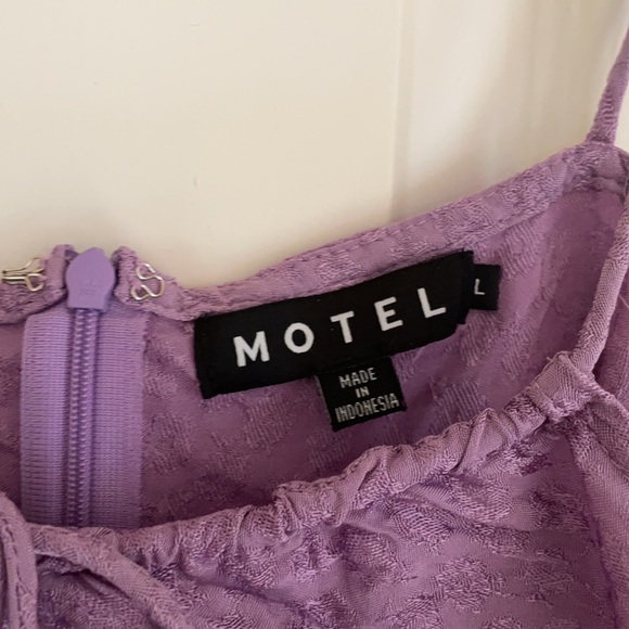 MOTEL ROCKS PURPLE MAXI DRESS - Picture 4 of 5
